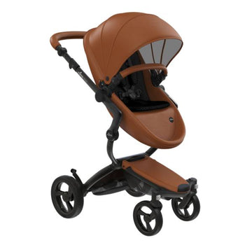 Mima Xari Complete Stroller (Black Chassis/Camel Seat/Black Starter Pack)