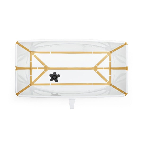 Stokke Flexi Bath with Heat-Sensitive Plug - White/Yellow