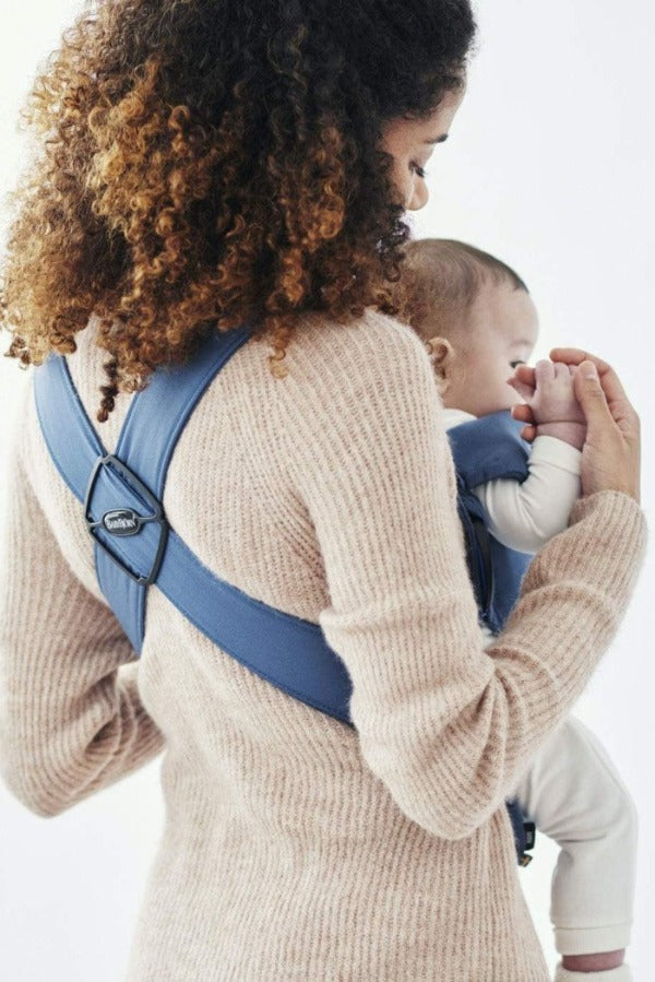 BABYBJORN Baby Carrier Mini Cotton - Vintage Indigo