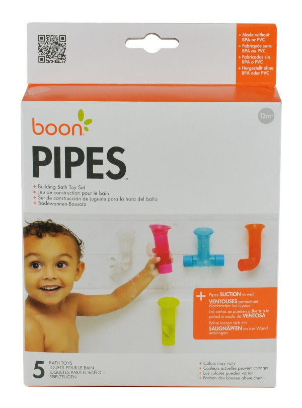 Boon Pipes 5-Piece Building Bath Toy Set